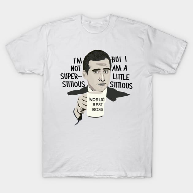 Michael Scott - The Office Art Quote T-Shirt by Phil Shelly Creative